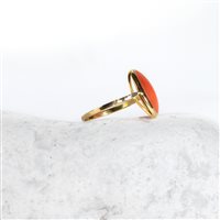 Ring Goldside Woman in Gold Corallo 82120252 - 82120252